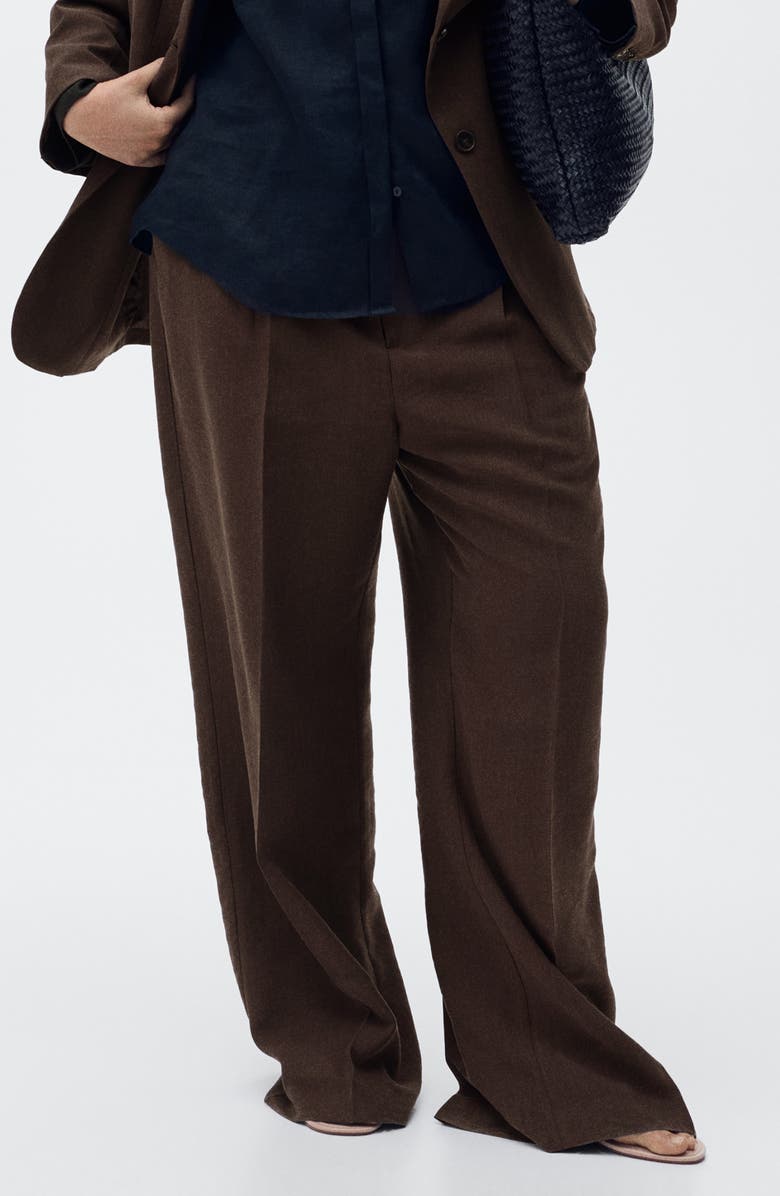 MANGO Straight Leg Suit Pants, Alternate, color, 