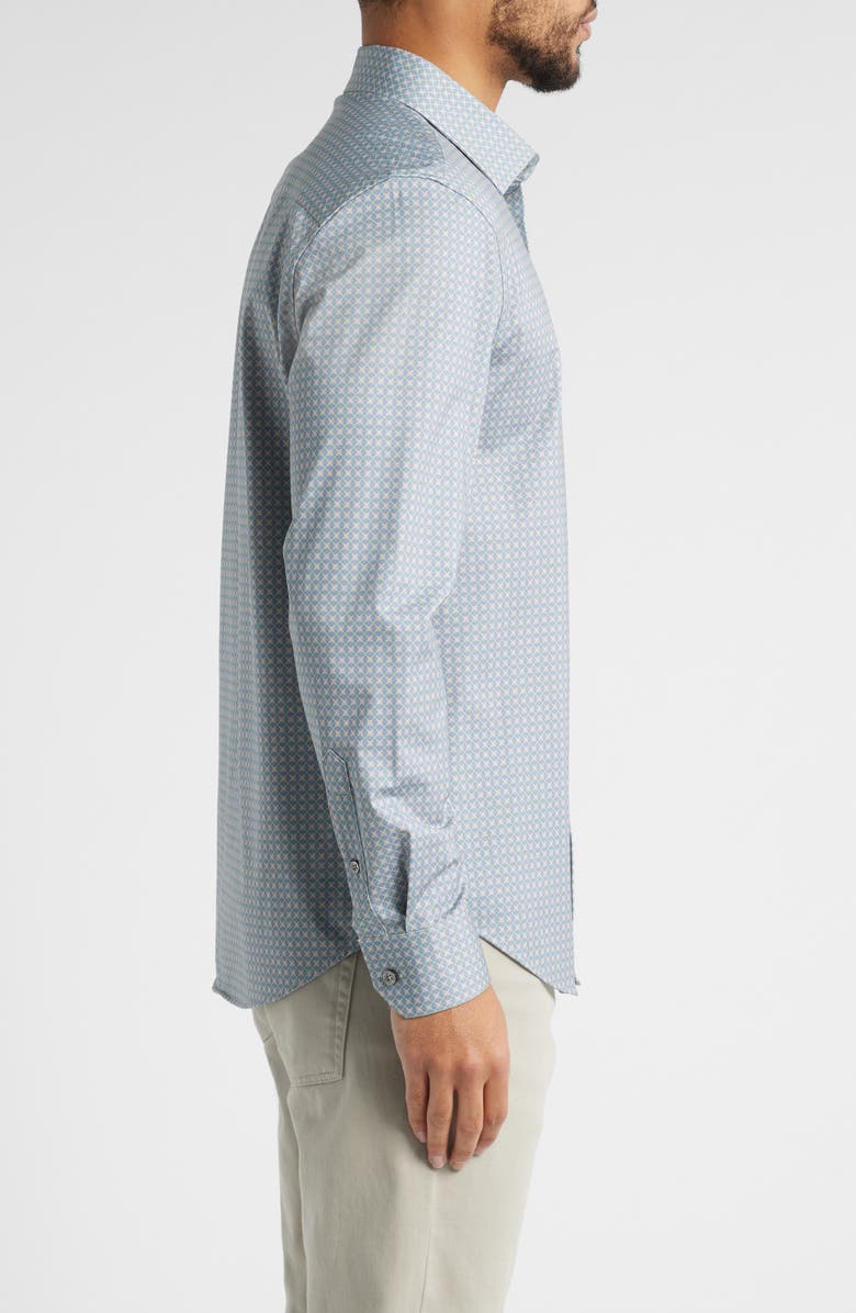Bugatchi James OoohCotton<sup>®</sup> Button-Up Shirt, Alternate, color, Mint