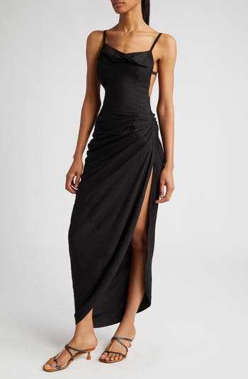 Jacquemus La Robe Saudade Asymmetric Maxi Dress | Nordstrom
