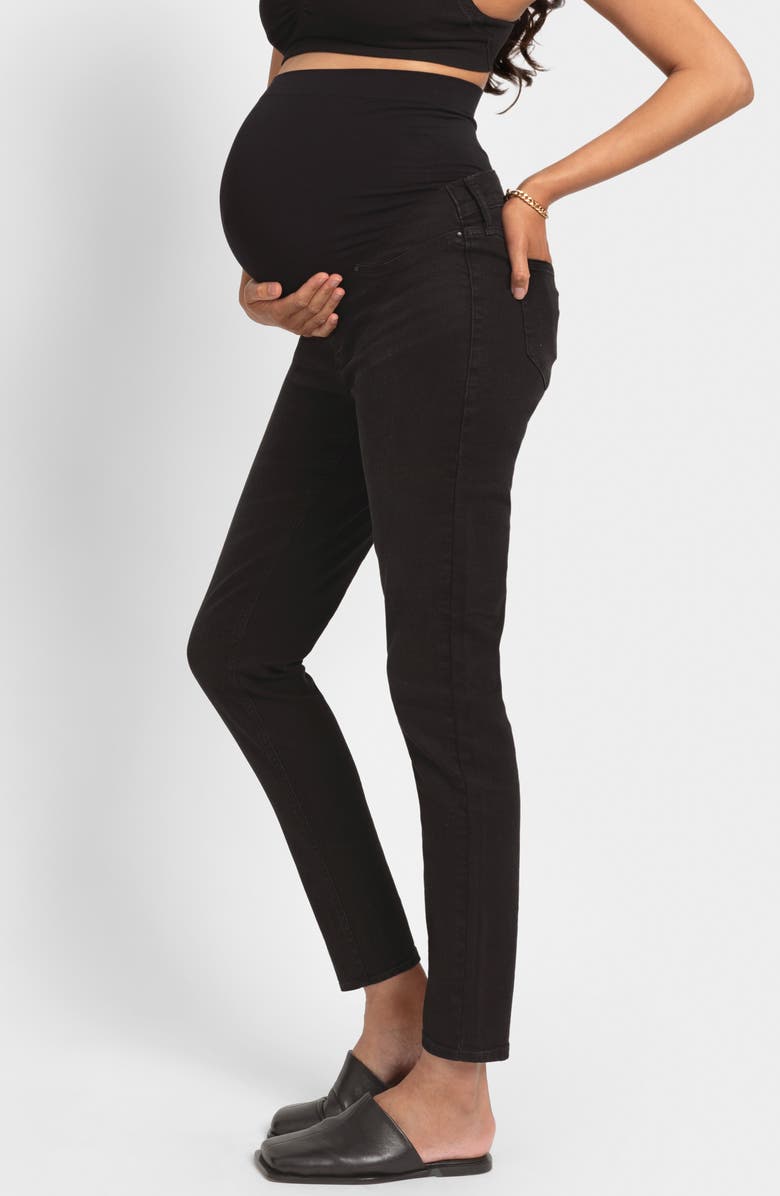 Seraphine Over the Bump Skinny Maternity Jeans, Alternate, color, 