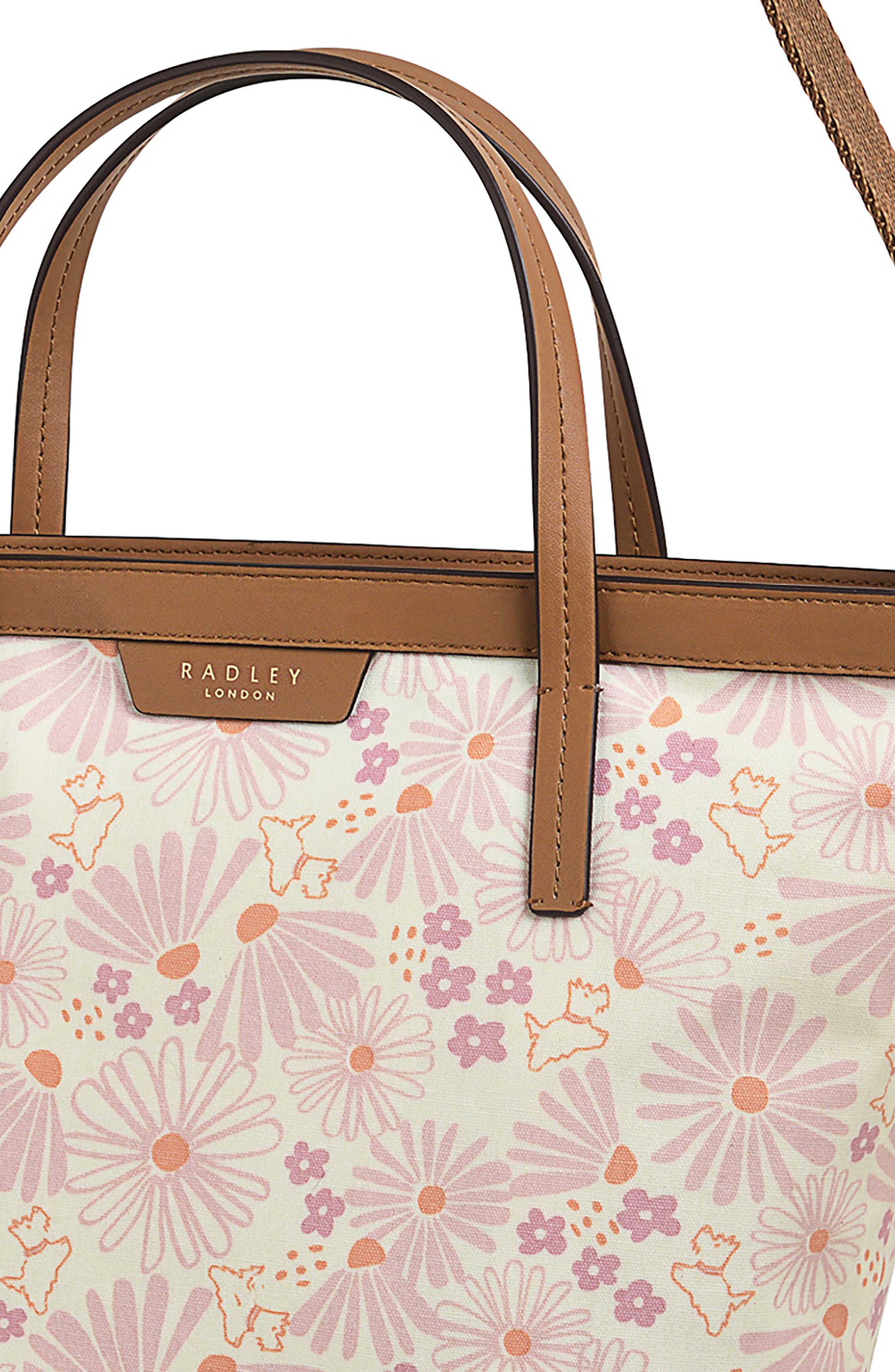 Radley Blooms Tote Bag, Alternate, color, Chalk