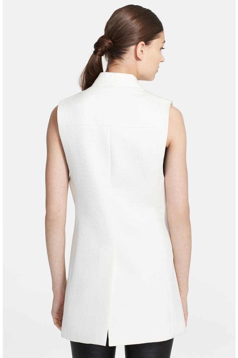 'Erosion' Long Vest, Alternate, color, WHISPER