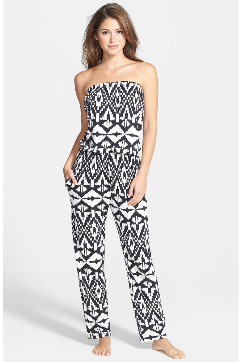 Strapless Jumpsuit Cover-Up, Main, color, ASIS