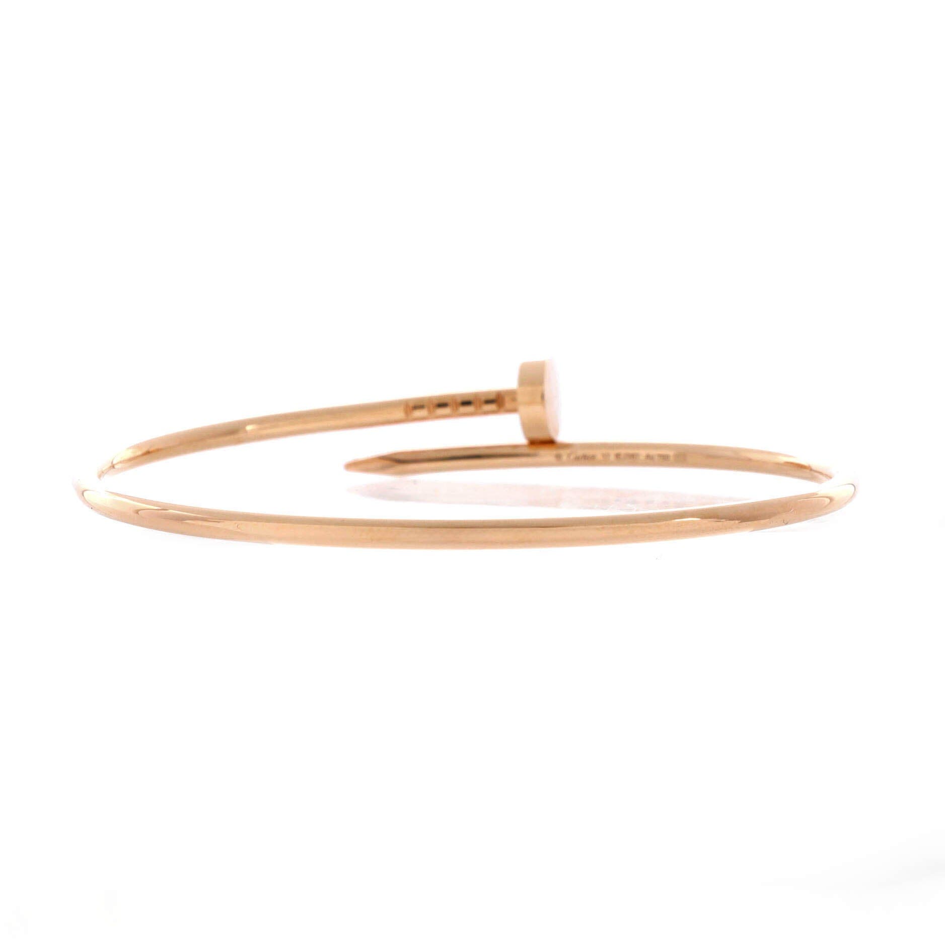 Juste un Clou Bracelet 18K Rose Gold Small, Alternate, color, Metallic Gold