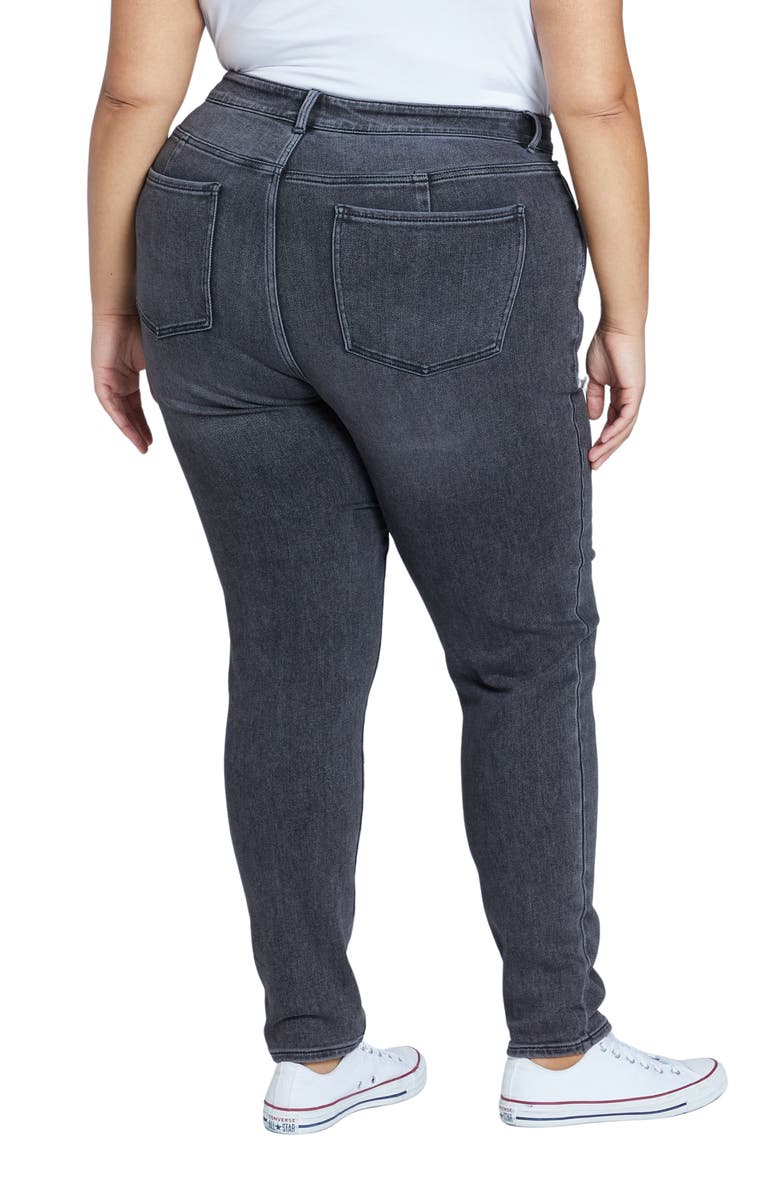 Universal Standard Joni Curve High Waist Slim Jeans, Alternate, color, Soft Black