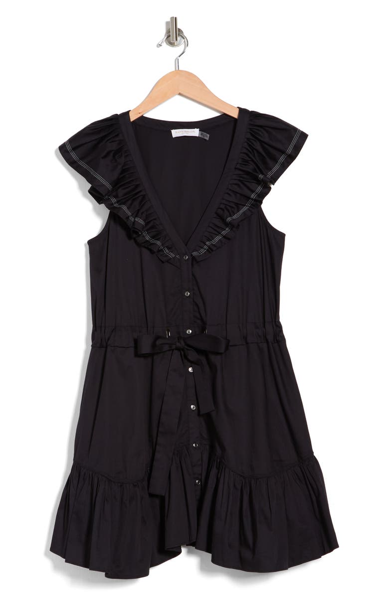 Ramy Brook Arsola Ruffle V-Neck Minidress, Alternate, color, 