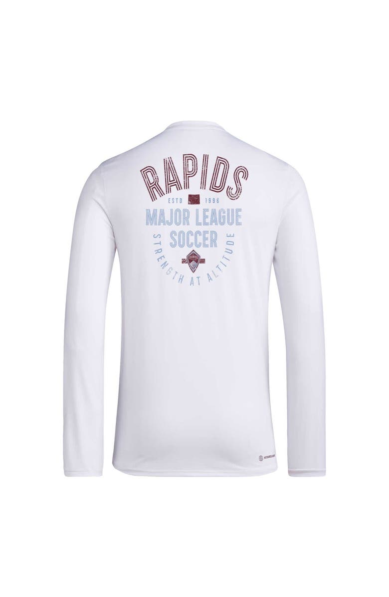 adidas Men's adidas White Colorado Rapids Local Stoic Long Sleeve T-Shirt, Alternate, color, 