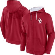 FANATICS Men's Fanatics Branded Crimson Oklahoma Sooners Power Index Full-Zip Hoodie