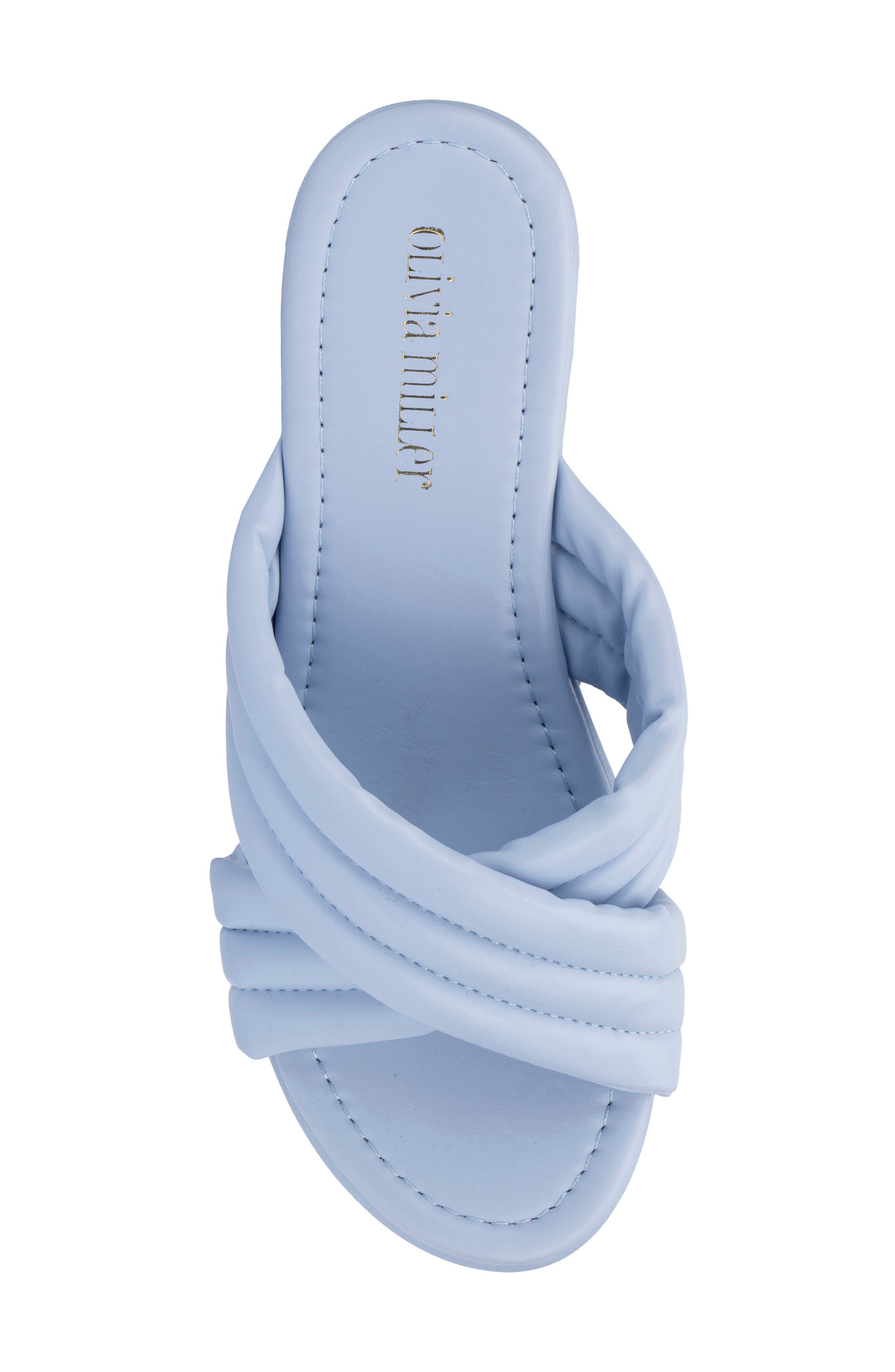 OLIVIA MILLER Emma Puffy Strap Platform Wedge Sandal, Alternate, color, 