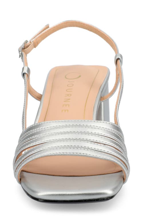 JOURNEE COLLECTION JOURNEE COLLECTION SHAYANA BLOCK HEEL SLINGBACK SANDAL 
