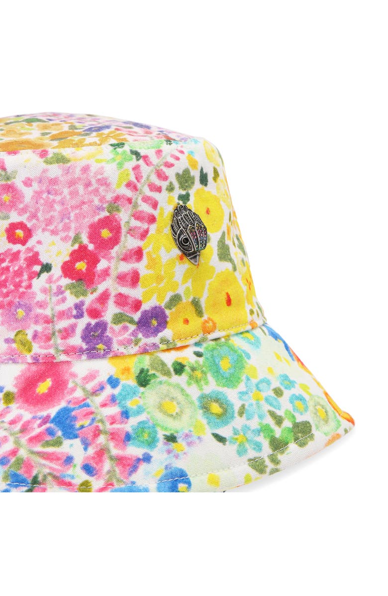 Kurt Geiger London Floral Couture Bucket Hat, Alternate, color, Yellow Multi