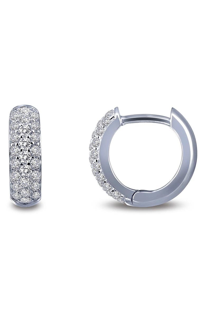 Lafonn 'Lassaire' Hoop Earrings, Main, color, 