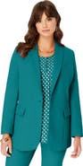 Roaman's Plus Size Bendover Blazer