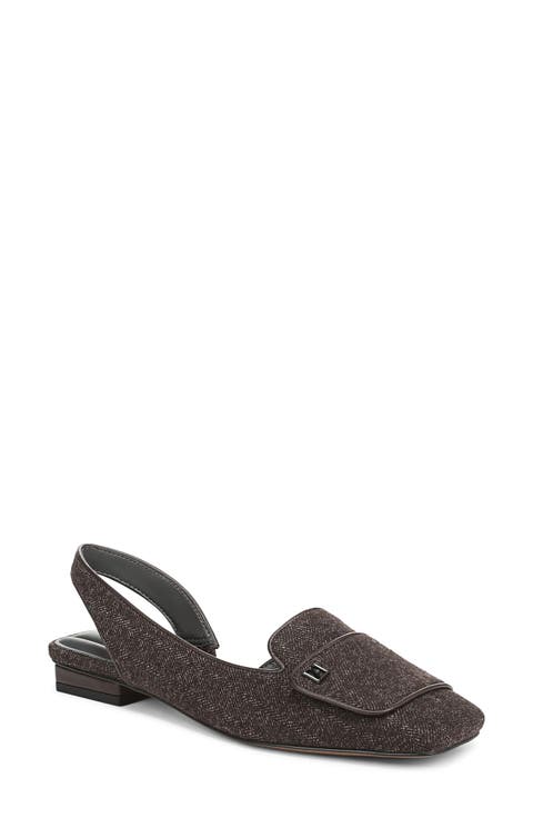 Teagan Slingback Half d'Orsay Flat (Women)