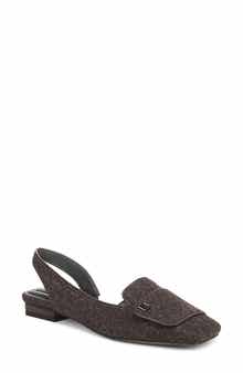 Franco Sarto Teagan Slingback Half d'Orsay Flat