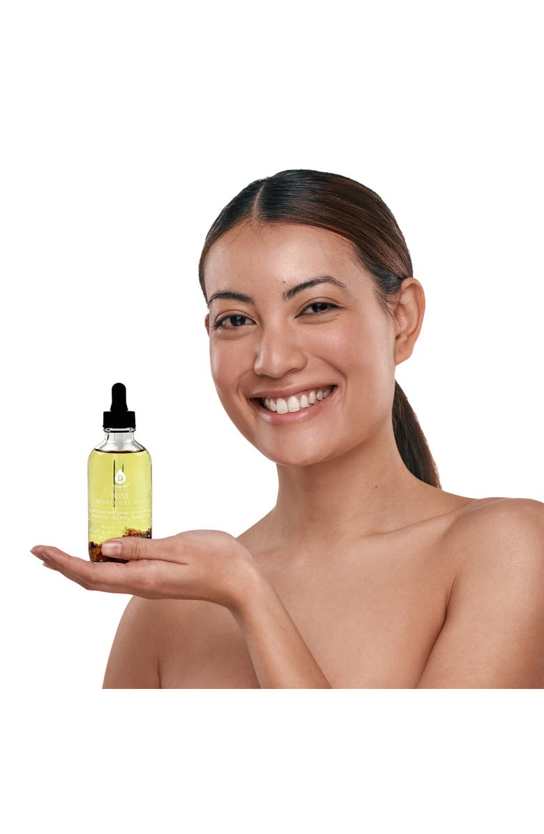 PURSONIC Bath Brush and Rubber Massager with Lotus wooden handle, Alternate, color, Ivory