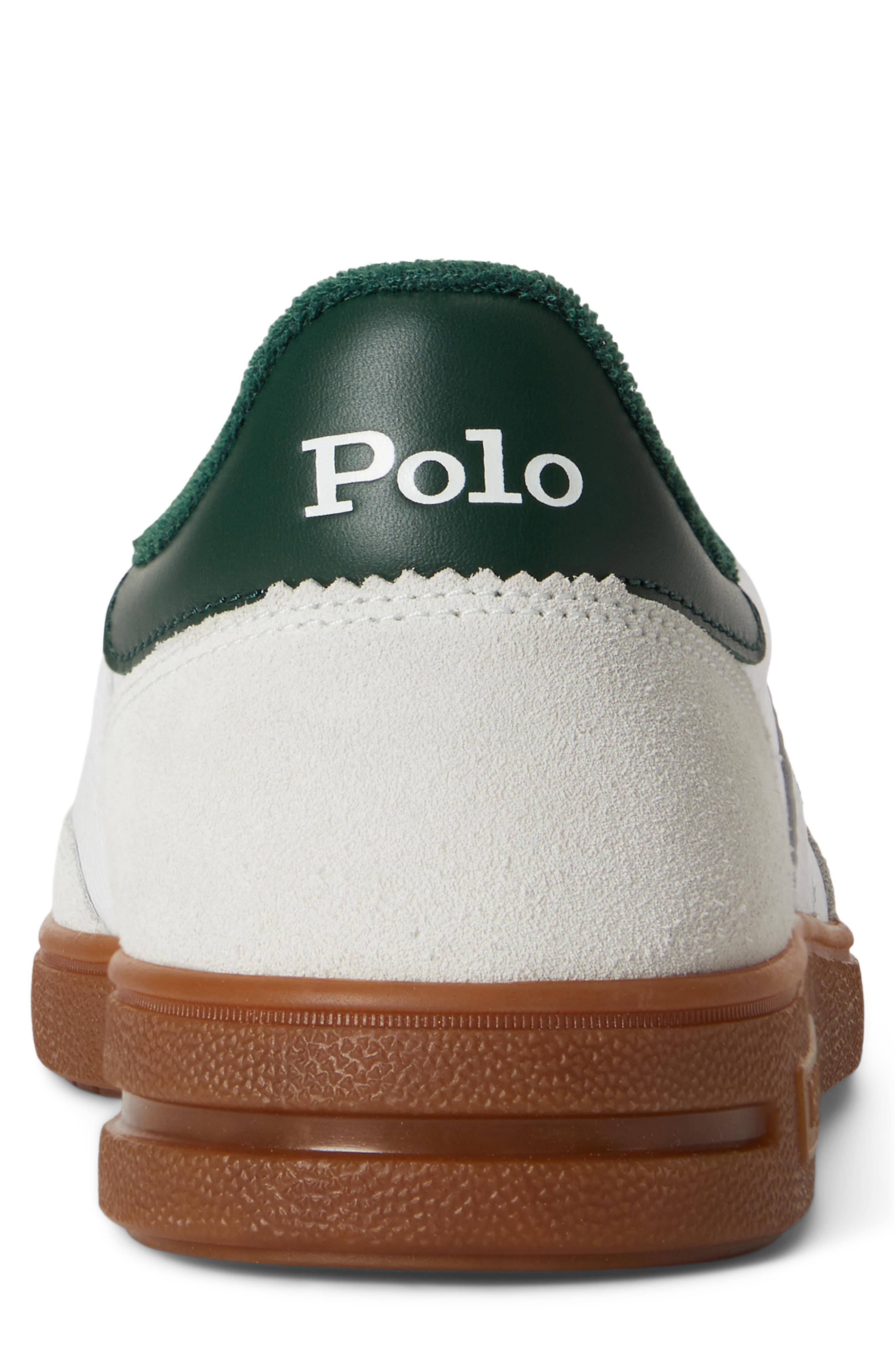 Bedford Low Top Sneaker, Alternate, color, WHITE/ PINE/ GOLD BUGLE