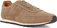 Dune London Treyson Suede Low Top Runner Sneaker