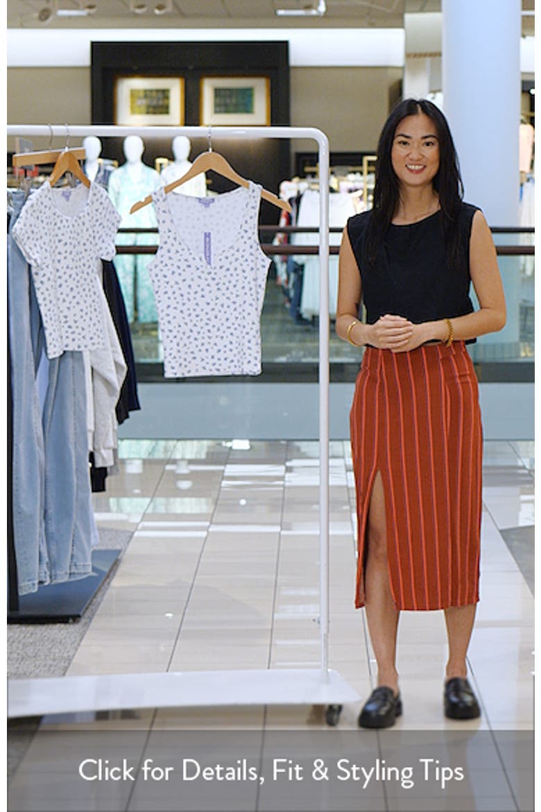Ditsy Floral Scoop Neck Tank video