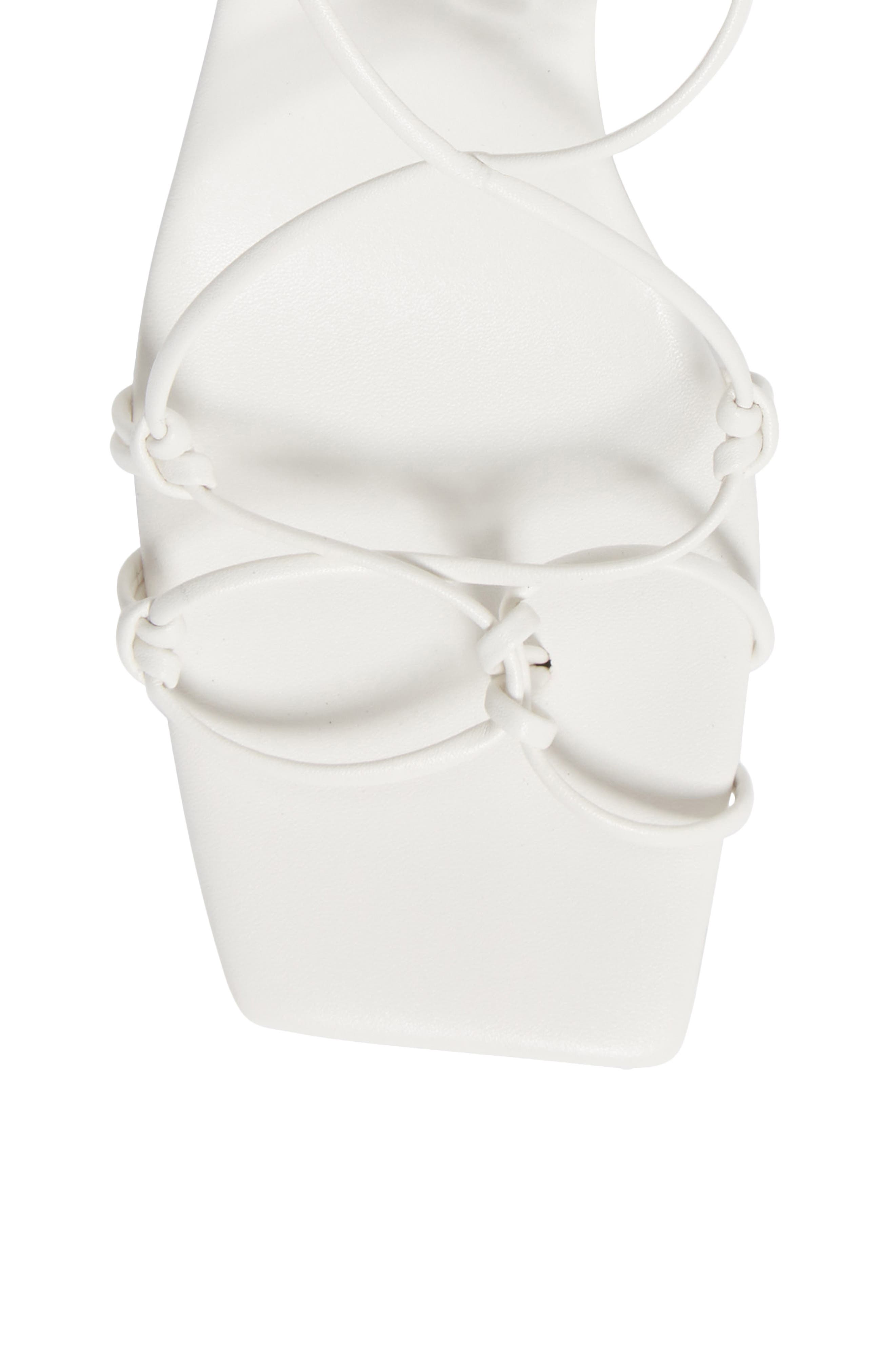 Vipera Sandal, Alternate, color, WHITE