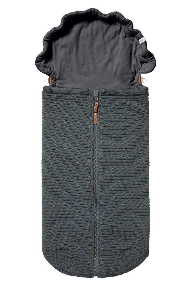Essentials Ribbed Organic Cotton Nest, Main, color, GREY