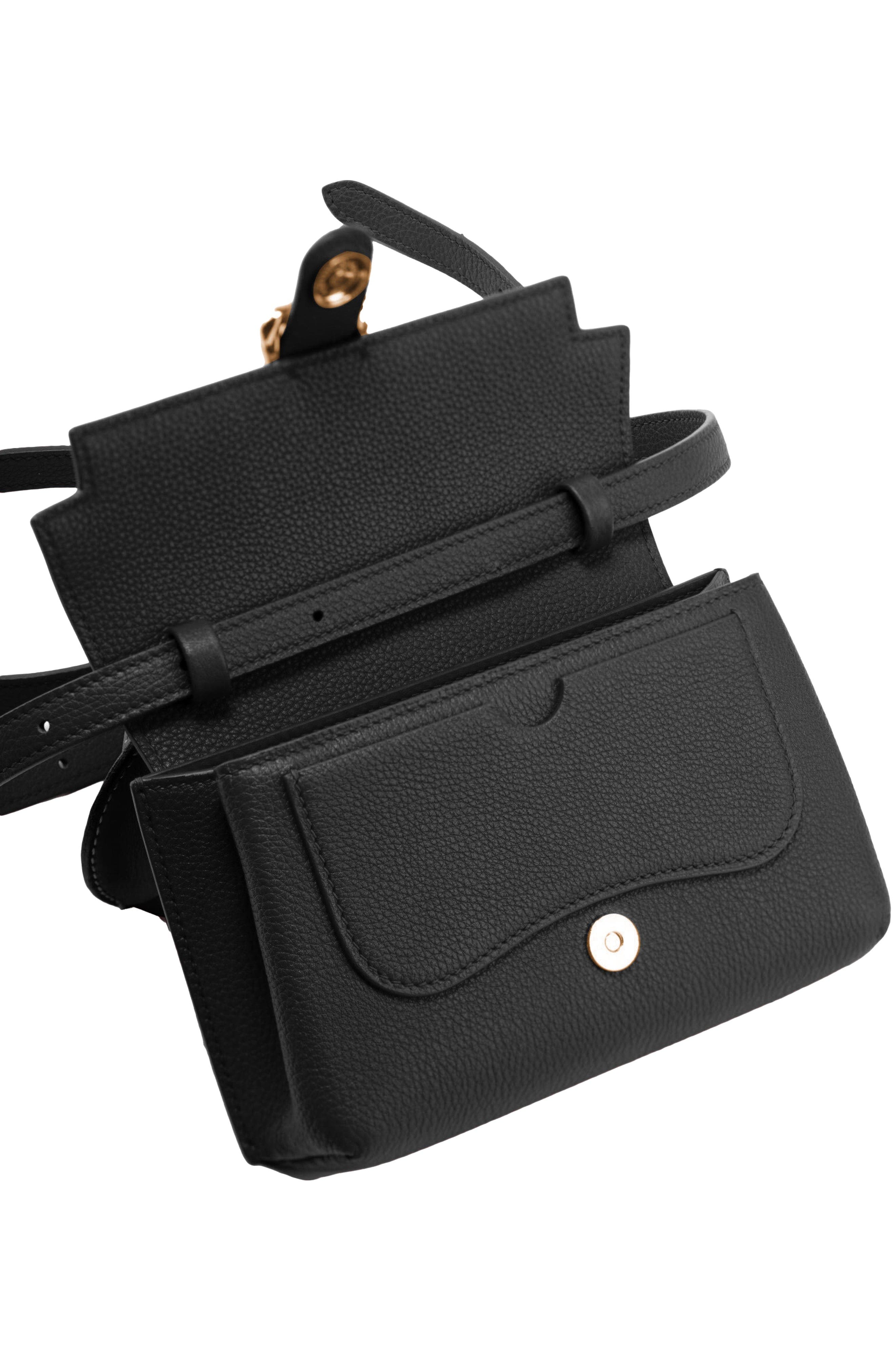 SENREVE Mini Aria Élevée Belt Bag Full-Grain Leather 5-Way Convertible Handbag, Alternate, color, 