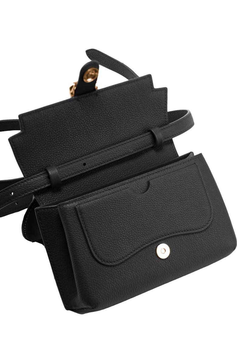 SENREVE Mini Aria Élevée Belt Bag Full-Grain Leather 5-Way Convertible Handbag, Alternate, color,