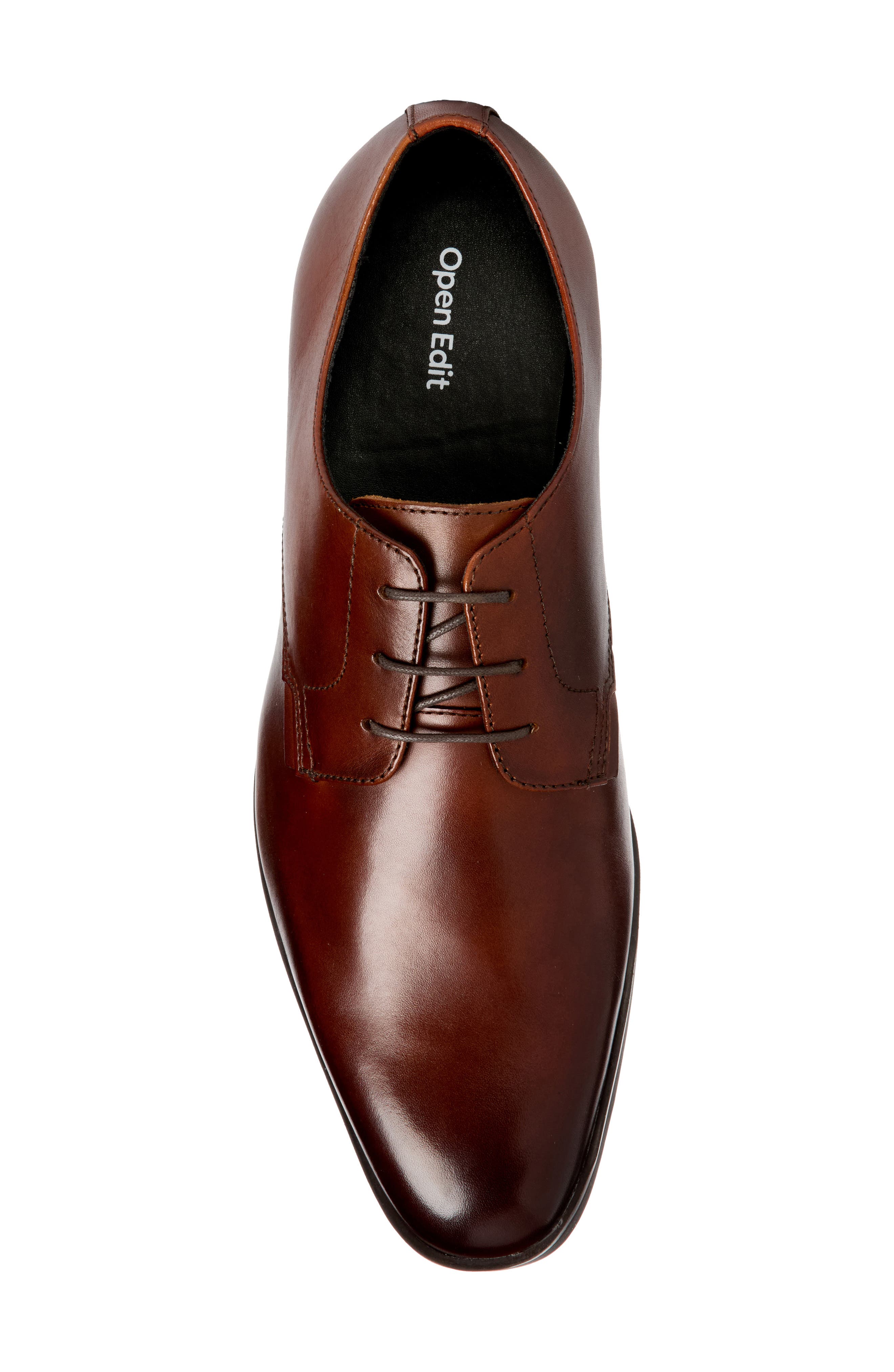 Jones Plain Toe Derby, Alternate, color, BROWN SEPIA