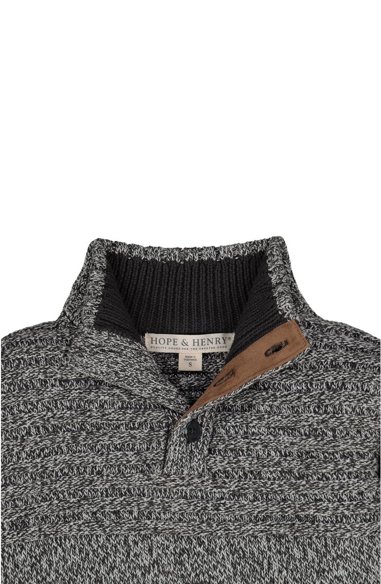 Hope & Henry Boys' Mock Neck Button Placket Sweater, Kids, Alternate, color, 