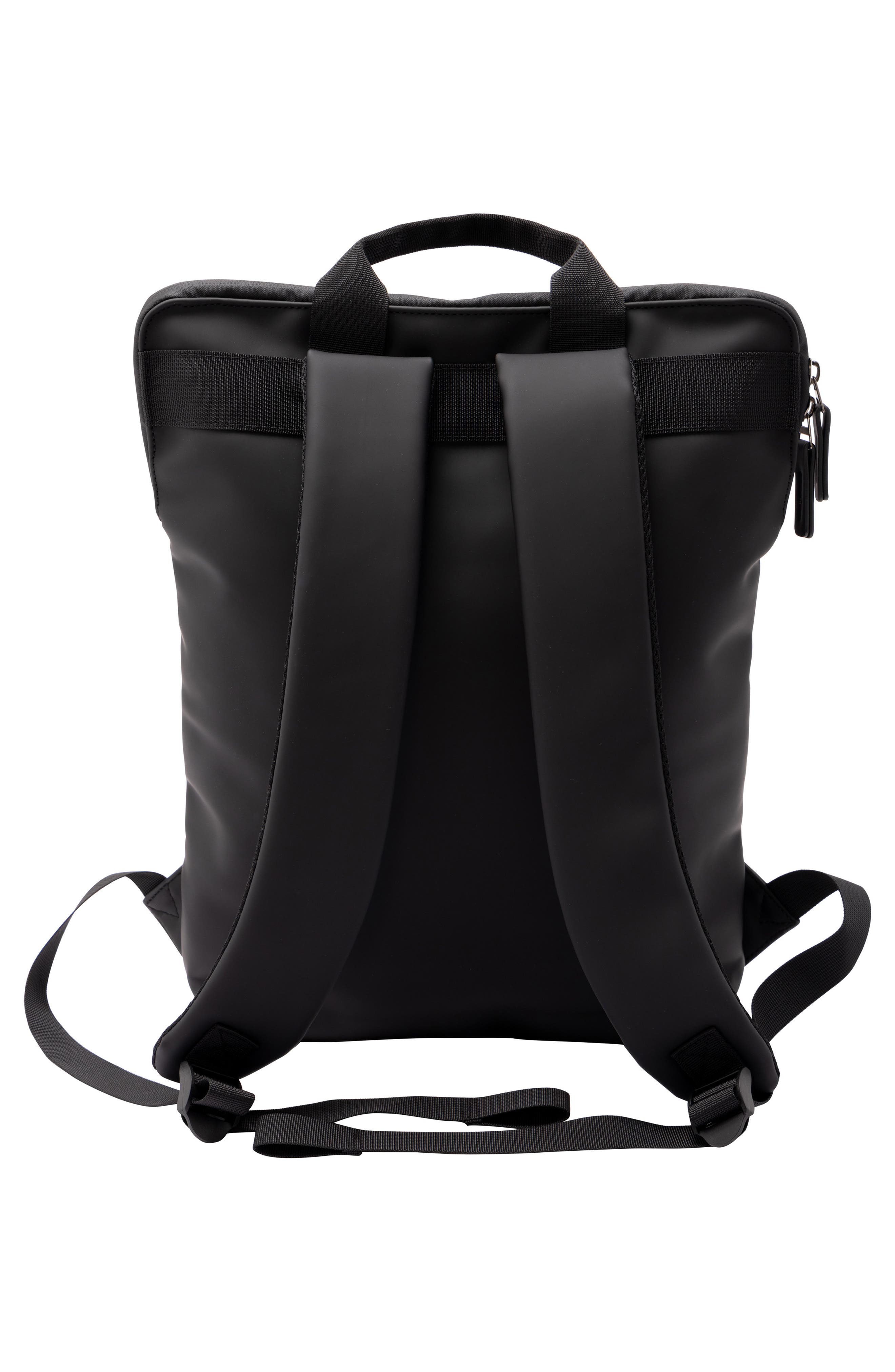XRAY COMPACT PU LAPTOP BAG, Alternate, color, Black
