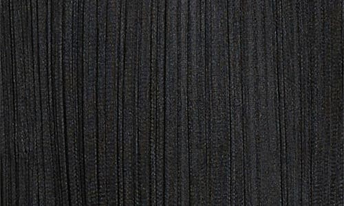 Issey Miyake Pleats Please  Monthly Colors August Pleated Crop Pants In Black