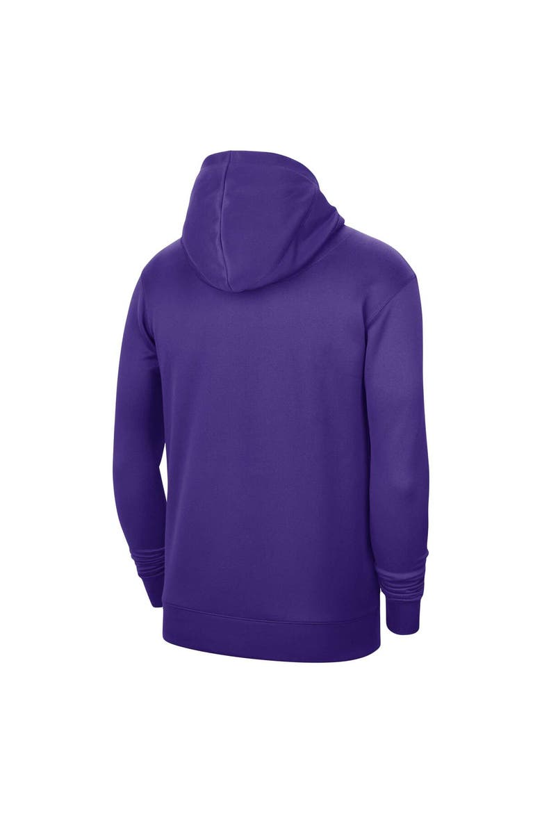 Unisex Nike Purple Sacramento Kings 2023/24 Performance Spotlight On-Court Practice Pullover Hoodie, Alternate, color, Purple