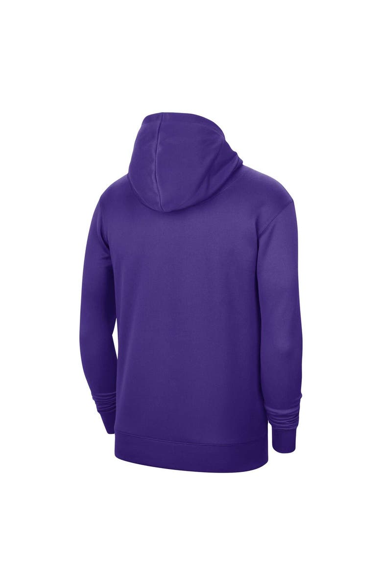 Nike Unisex Nike Purple Sacramento Kings 2023/24 Performance Spotlight On-Court Practice Pullover Hoodie, Alternate, color, Purple