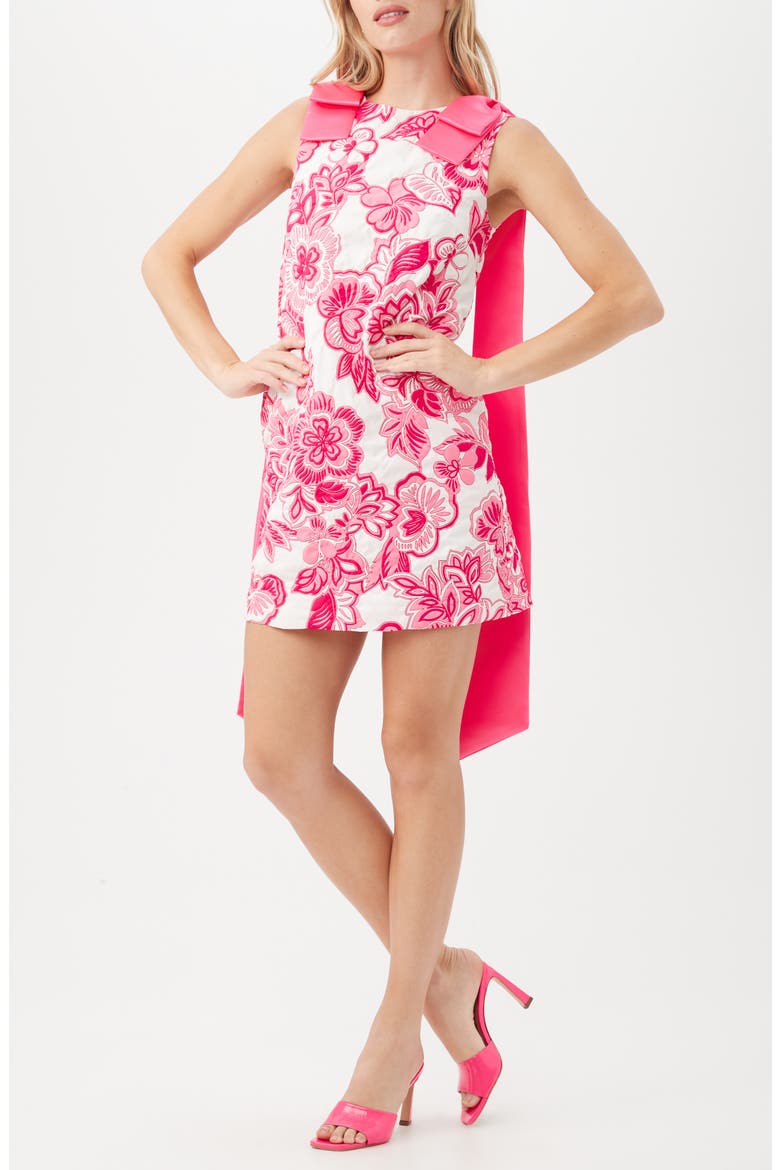 Priscilla 2 Shift Minidress, Main, color, PINK MULTI