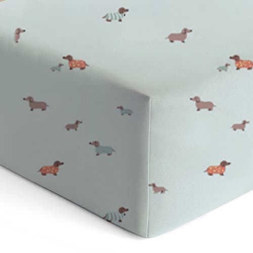 Gunamuna Crib Sheet In Blue