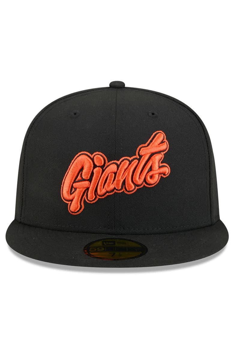 Men's New Era  Black San Francisco Giants 2025 City Connect Wordmark 59FIFTY Fitted Hat, Alternate, color, Black