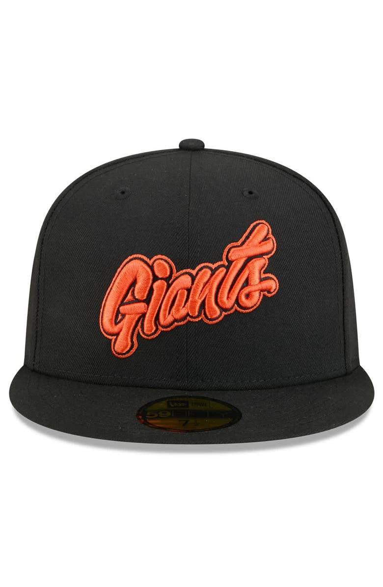 New Era Men's New Era  Black San Francisco Giants 2025 City Connect Wordmark 59FIFTY Fitted Hat, Alternate, color, Black