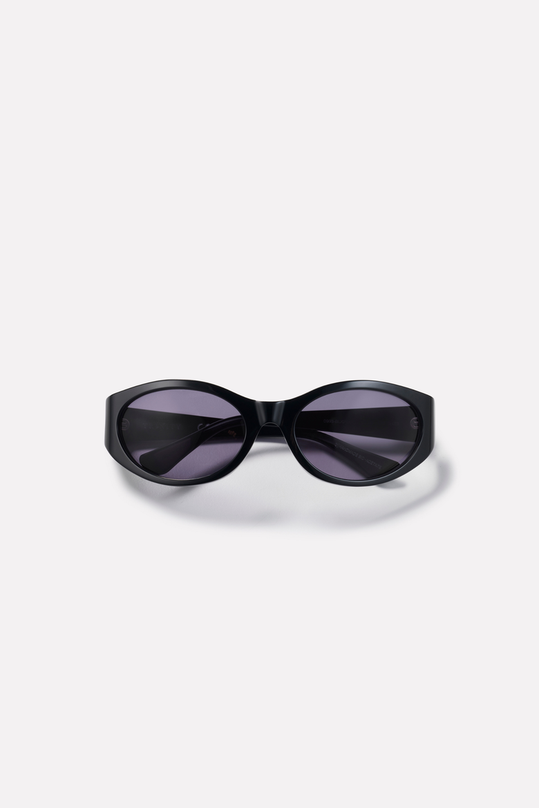 Trinity Sunglasses, Alternate, color, Black Polished / Black