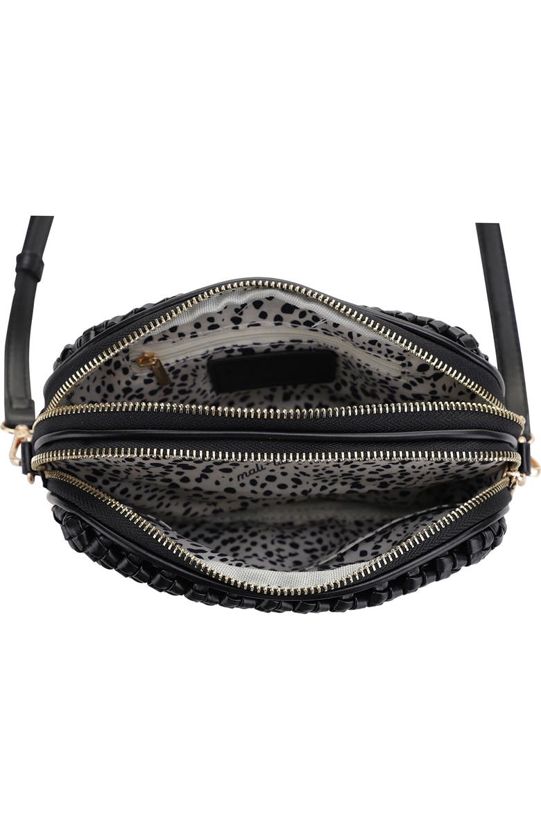 Mali + Lili Ava Woven Vegan Leather Crossbody Bag, Alternate, color,