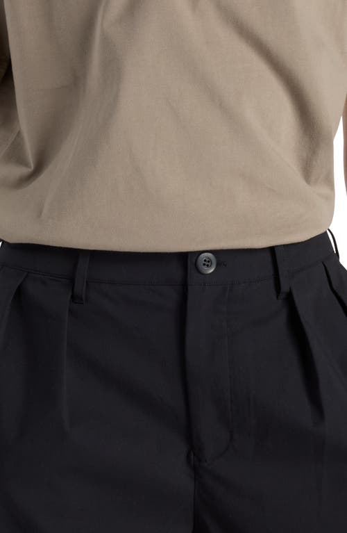 NEW BALANCE NEW BALANCE BOYLSTON PLEATED COTTON BLEND TWILL PANTS 