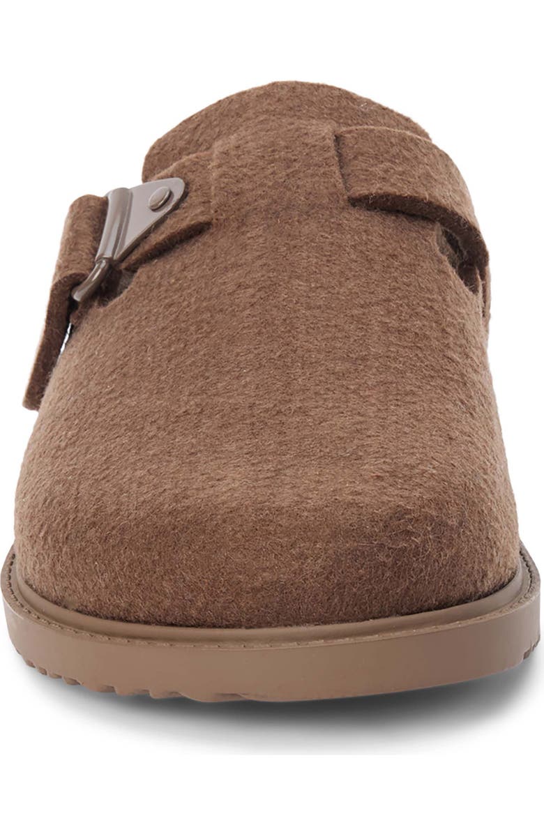 Matisse Portland Faux Fur Clog, Alternate, color, Coffee Textile