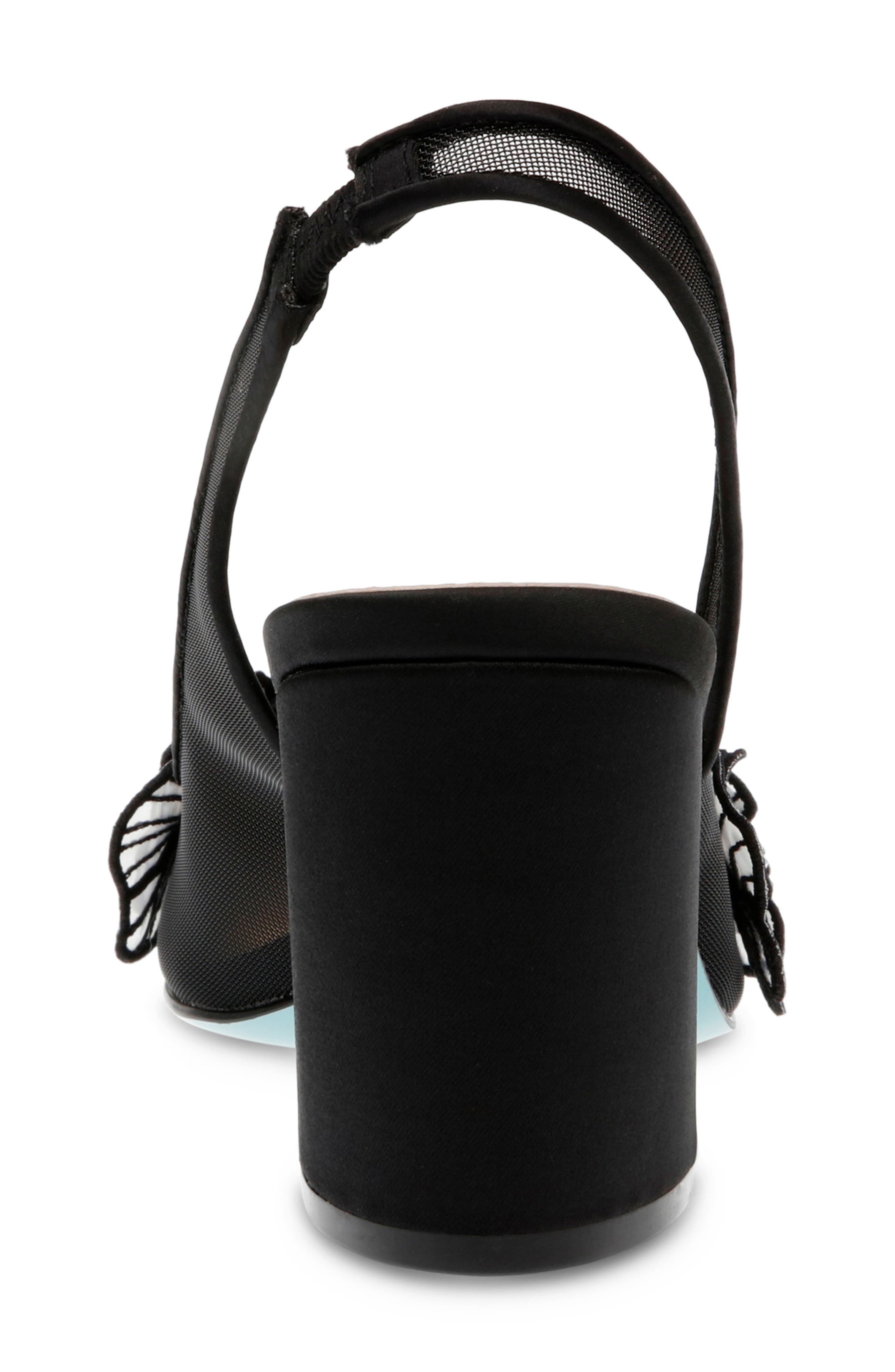 Betsey Johnson Petra Slingback Pointed Toe Pump, Alternate, color, Black