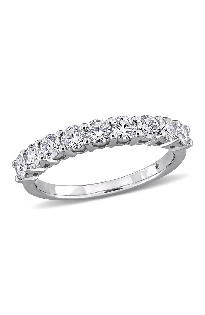 Julianna B. 1 CTW Lab-Grown Diamond Band 10k White Gold, Main, color, White Gold