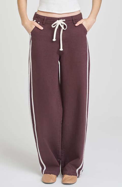 Mercer Denim Track Pants