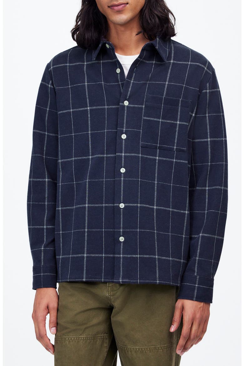Devoe Button-Up Shirt, Main, color, JUNIPER BERRY