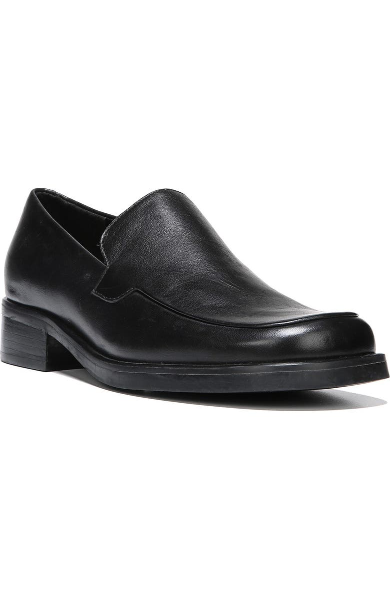Franco Sarto Bocca Leather Loafer - Multiple Widths Available, Main, color, Black Leather