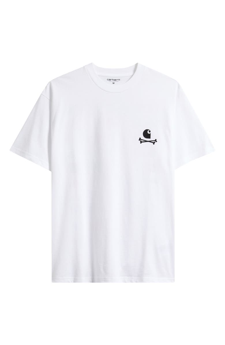 Carhartt Work In Progress Logo Grid Organic Cotton Graphic T-Shirt, Main, color, White