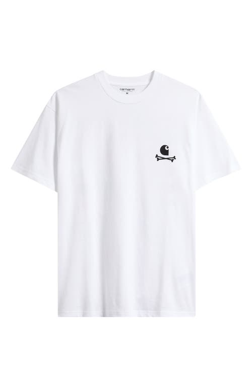 Carhartt Work In Progress Logo Grid Organic Cotton Graphic T-shirt In White