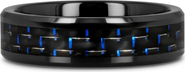Thorsten AVITUS Carbon Fiber Inlay Beveled Ceramic Ring