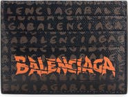 Balenciaga Snob Allover Logo Card Holder